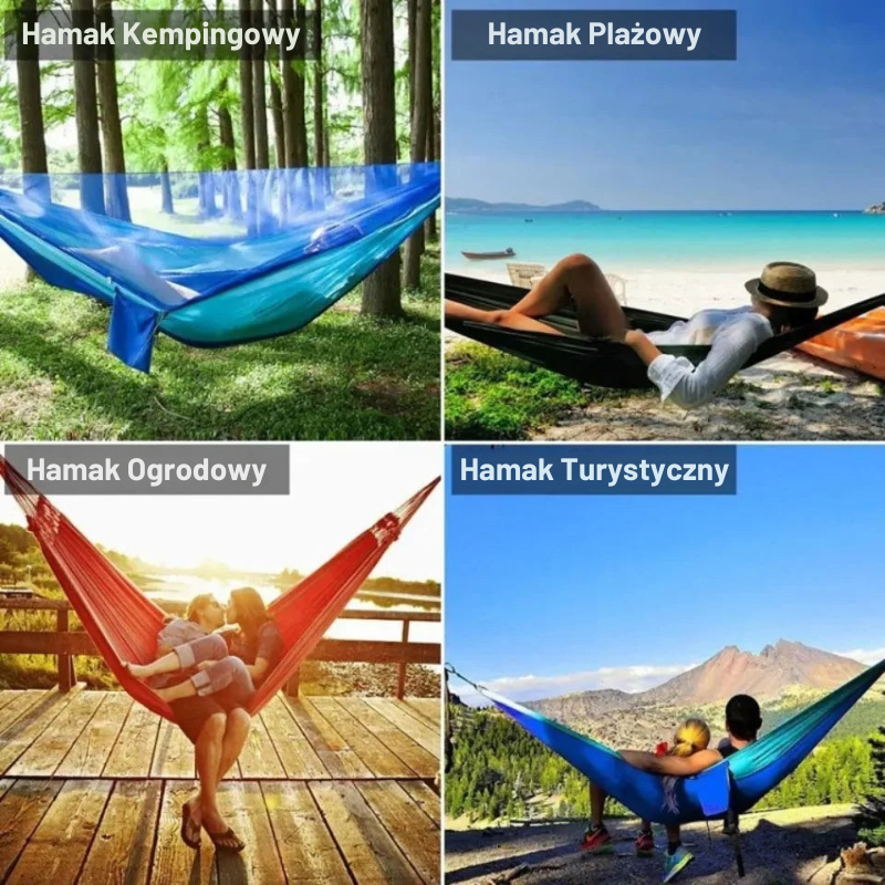 Hamak Outdoor z Moskitierą