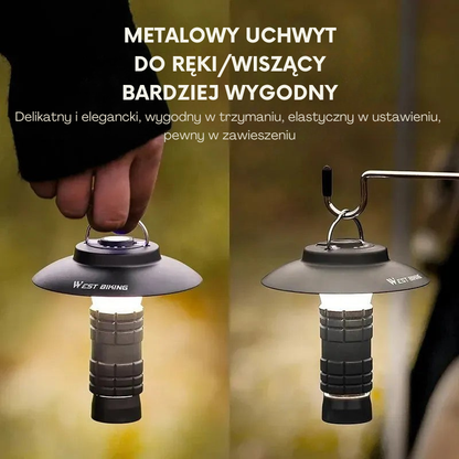 Lampa Kempingowa 3‑w‑1 LED